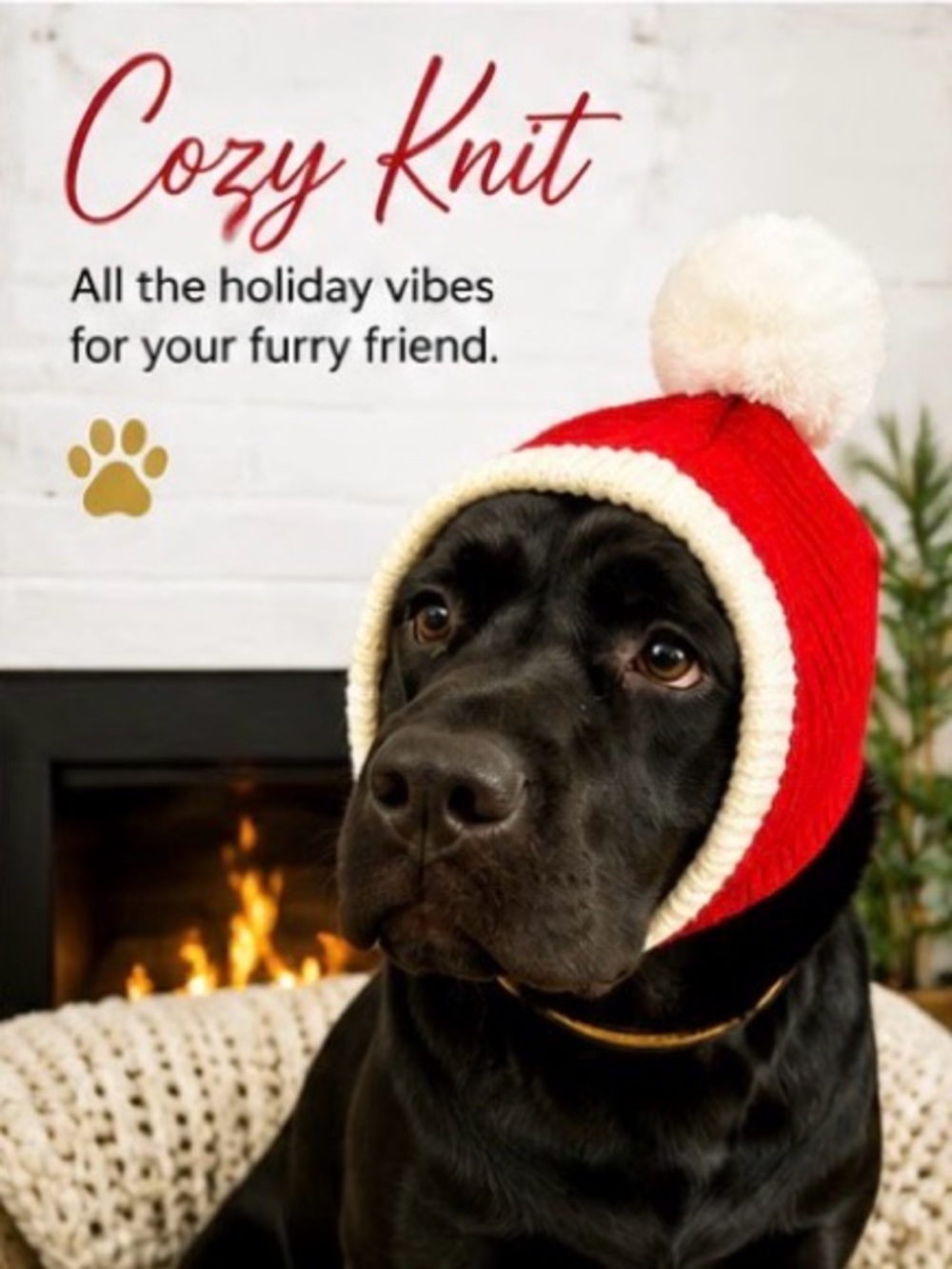 Dog Santa hat NWOT